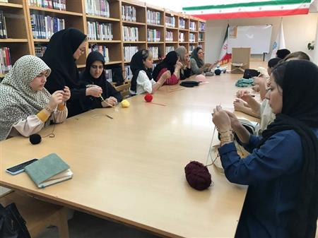 آموزش بافتنی با میل